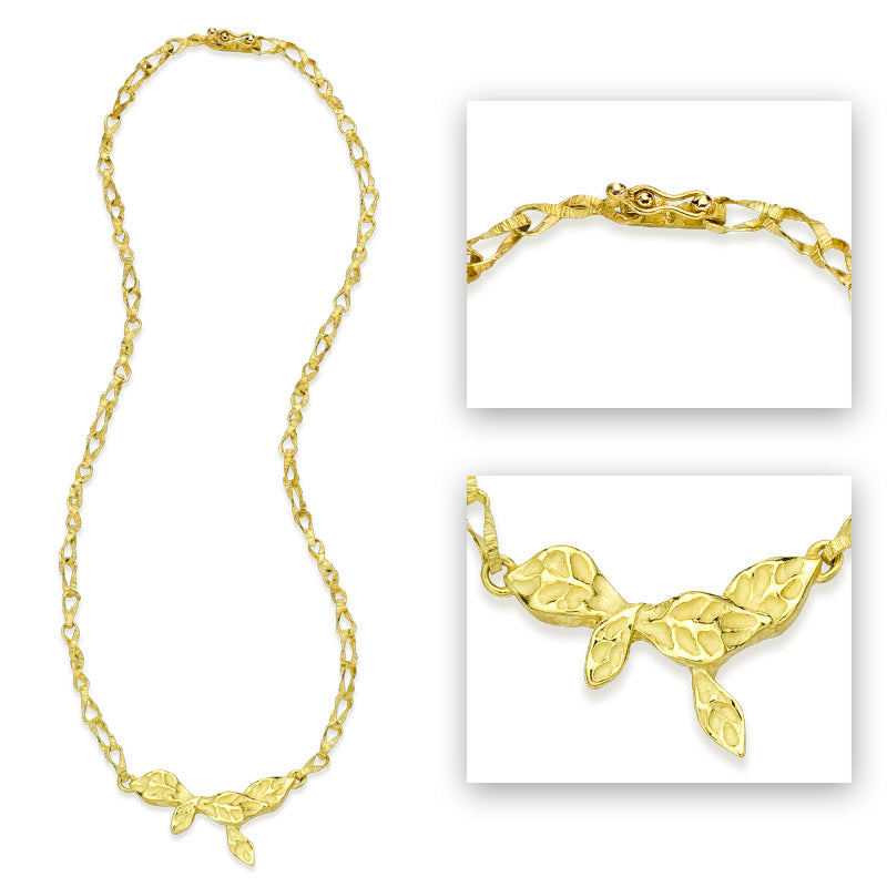 Natura N5 | 18K Gold Necklace | Handmade in Italy | Via Orefici