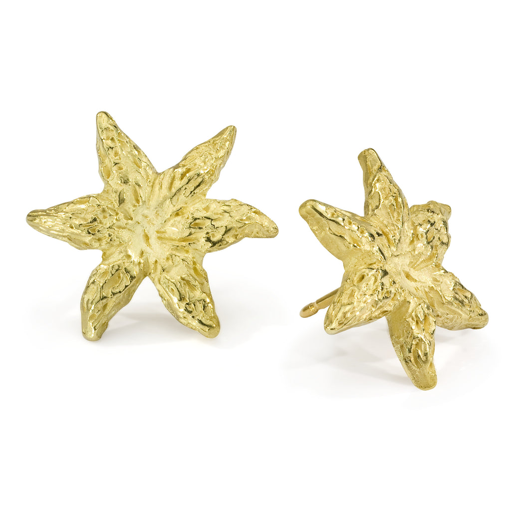 Mare E5 | 18K Gold Sea-Inspired Earrings | Handmade in Italy | Via Orefici