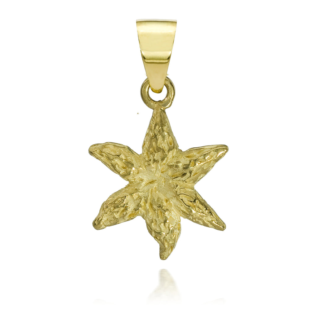 Mare P3 | 18K Gold Sea-Inspired Pendant | Handmade in Italy | Via Orefici