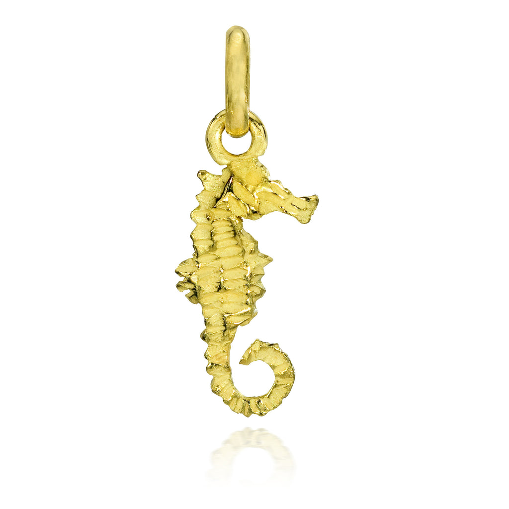 Mare P4 | 18K Gold Sea-Inspired Pendant | Handmade in Italy | Via Orefici