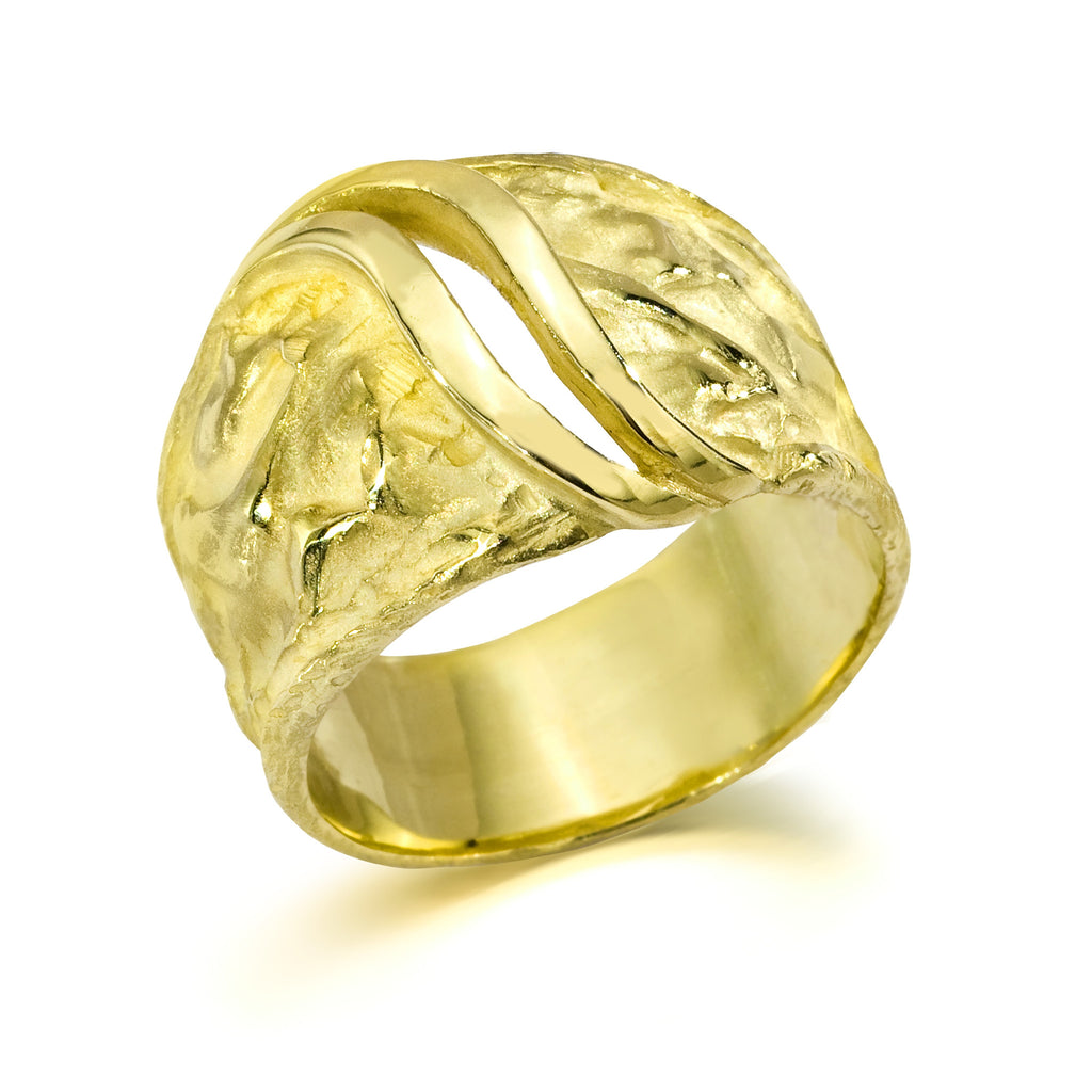 Oro R1 | 18K Gold Ring | Handmade in Italy | Via Orefici