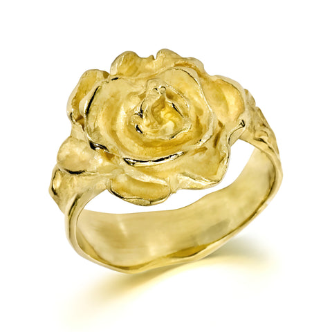 Portofino R6 | 18K Gold Rose Ring | Handmade in Italy | Via Orefici